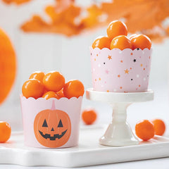 Pink Stars and Jackol Baking Cups-36pcs. - Pretty Day