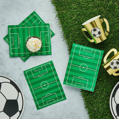 Soccer Pitch Paper Napkins 16pk.