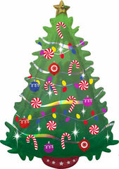 Christmas Tree Jumbo Foil Balloon 36" - Pretty Day