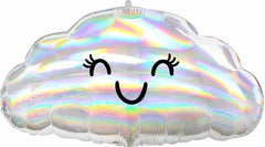 Iridescent Cloud Foil Balloon - Pretty Day