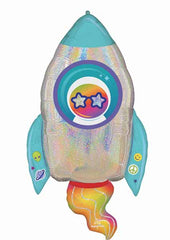 Outer Space Rocket 29" Jumbo Balloon - Pretty Day