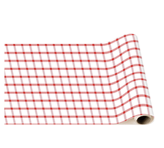 Cherry Red Gingham Table Runner - Pretty Day