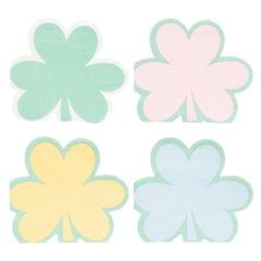 Pastel Shamrock Cocktail Napkin Set 24pk.