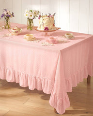 Pink Polka Dot Tablecloth