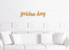 Dog Adoption Photo  Banner, It's my Gotcha Day,  Pet Adoption Decorations, Party Decor, Rescued Day, Homecoming Day - Pretty Day