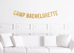 Camping Bachelorette Party Banner, Camp Bachelorette, Cabin Bachelorette Decorations, Camping Bach Decor