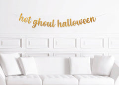 Hot Ghoul Halloween Bachelorette Banner - Pretty Day
