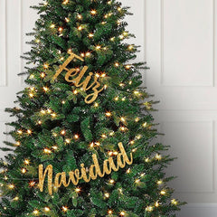 Christmas Tree Decorations, Feliz Navidad Christmas Tree Banner, Christmas Tree Wrap Banner, Christmas Tree Bunting - Pretty Day