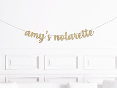 Custom Personalized Nolarette Banner | Nola Bachelorette Party Decorations Gold Glitter New Orleans Bachelorette Party Decor, Bride&#39;s Name - Pretty Day