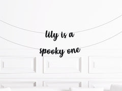 Custom Spooky One Banner - Pretty Day