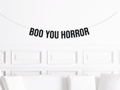 Halloween Bachelorette Party Supplies, Halloween Party Decorations, Boo You Horror Banner, Boo You Whore Mean Girls - Pretty Day
