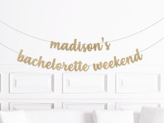 Custom Bachelorette Party Banner, Bach Weekend Sign, Destination Bachelorette Decorations, Personalized Backddrop Decor Customized - Pretty Day