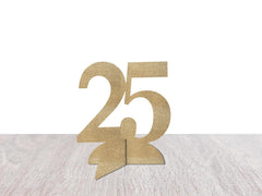 25th Anniversary Decorations, 25 Table Decor, Twenty Five Centerpiece, Tabletop Decoration, Table Sign, Twenty Fifth Birthday Party Supplies - Pretty Day