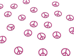Boho Peace Sign Party Confetti, Festival 70&#39;s Birthday Theme Decorations, Groovy Themed Decor, Party Supplies - Pretty Day