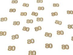 80th Birthday Decorations, Glitter Paper 80 Confetti, 80  Decor, Party Supplies Eighty Eightieth Man Woman, Gold, Rose Gold, Anniversary