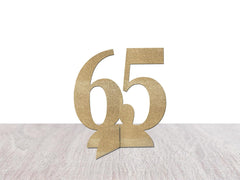 65th Birthday Decorations, 65 Table Decor, Sixty Five Centerpiece, Tabletop Decoration, Table Sign, Sixty Fifth Anniversary Party Supplies - Pretty Day