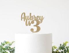Custom Age Number Cake Topper, Birthday Sign, 1st, 2nd, 3rd, 4th, 5th, 6th, 7trh, 8th, 9th, 10th, 11th, 12th, Decorations, Decor, 1 2 3 4 5 - Pretty Day