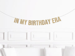 In My Birthday Era Banner, Birthday Party Supplies Girl, Taylor Birthday Decor Decorations - Pretty Day