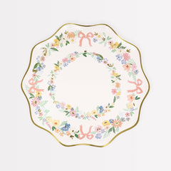 Elegant Floral Side Plates (x 8) S8066 - Pretty Day