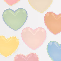 Pastel Heart Small Plates S0137 - Pretty Day