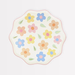 Happy Flowers Side Plates (x 8) S9007 - Pretty Day
