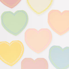 Pastel Heart Large Napkins S3066 - Pretty Day