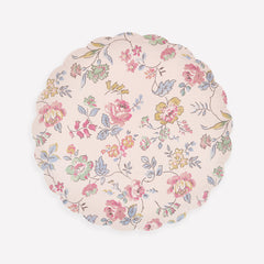 Pink Chintz Floral Plates Small 8pk.