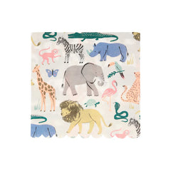 Meri Meri Safari Animal Print Napkins Large 20pk
