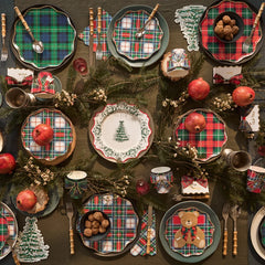 Plaid Mix Paper Napkins Large 16pk.