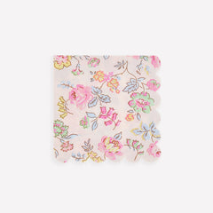 Pink Chintz Floral Napkins Small 16pk.
