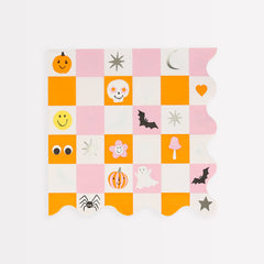 Groovy Halloween Icon Large Napkins (x 16) - Pretty Day