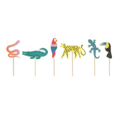 Jungle Jamboree Candles 6pk.