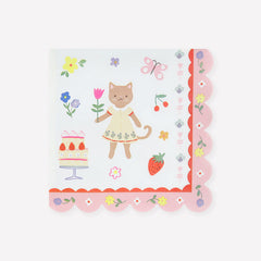 Kitten Club Napkins Large 16pk.