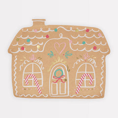 Christmas Gingerbread House Plates 8pk. - Pretty Day