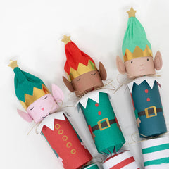 Meri Meri Elf Christmas Crackers - 6 Pack - Pretty Day