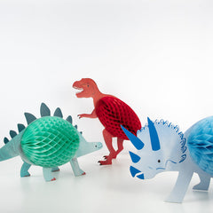 Honeycomb Dinosaur Decorations 3pk. - Pretty Day