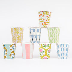 Molly Mahon x Meri Meri Cups 8pk. - Pretty Day