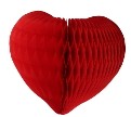 Honeycomb Heart 12" Red - Pretty Day