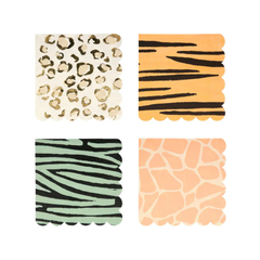 Meri Meri Animal Print Party Napkins Large 16pk