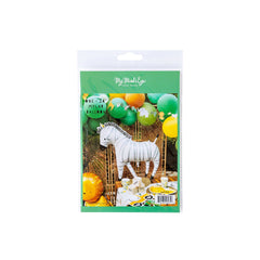 My Mind’s Eye - SAF915 -  Safari Zebra Mylar Balloon - Pretty Day