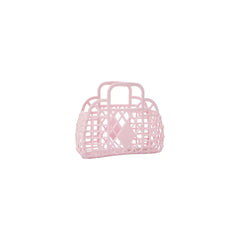 Retro Basket Jelly Bag - Mini Light Pink - Pretty Day