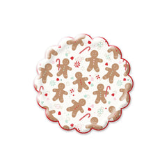 PLTS384B - Ginger Pattern Paper Plate - Pretty Day