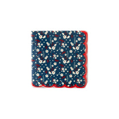 PLTS368i-MME - Liberty Floral Scallop Cocktail Napkin - Pretty Day