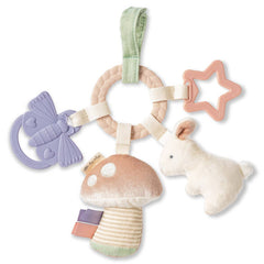 Bitzy Busy Ring™ Teething Activity Toy Bunny - Pretty Day