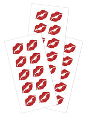 Red Lips Stickers 3pk. - Pretty Day