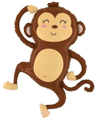 Monkey Animal Jumbo Foil Balloon S3065 - Pretty Day