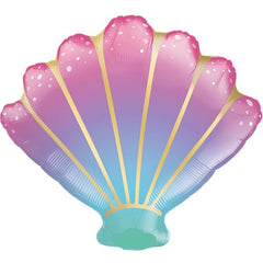 Ombre Sea Shell Foil Balloon - Pretty Day