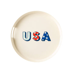 USA Reusable Bamboo Round Serving Tray - Pretty Day