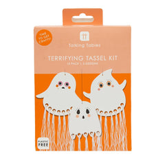 Talking Tables - Halloween Ghosts Tassel Craft Kit - 12 Pack - Pretty Day