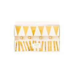 Gold Mini Banner Set S3016 - Pretty Day